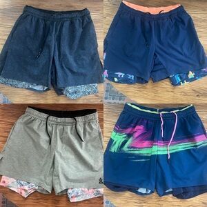 4 pair of men’s size small chubbies ultimate training short